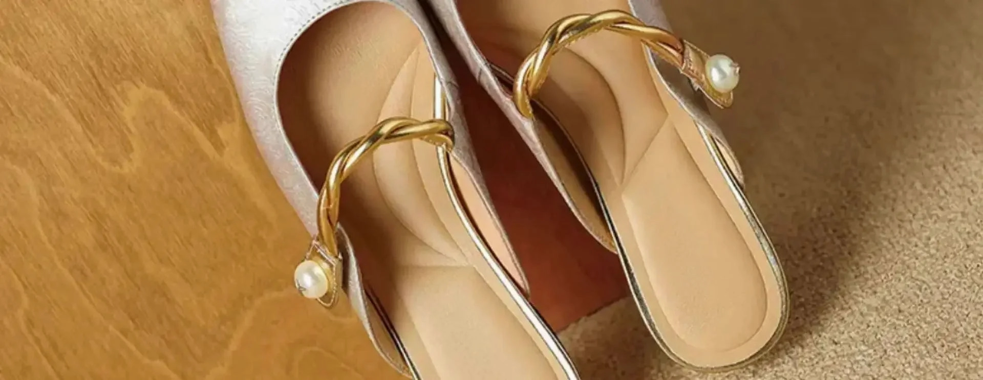 CHRIS Slipper or Slingback Pearl Accent Slip-On Shoes Asics Wrestling Shoes Si