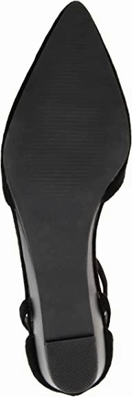 Brinley Co. Womens Pointed Toe Ankle Strap Sliver Wedge  Color Black Size 9M Best Asics Walking Shoes Review