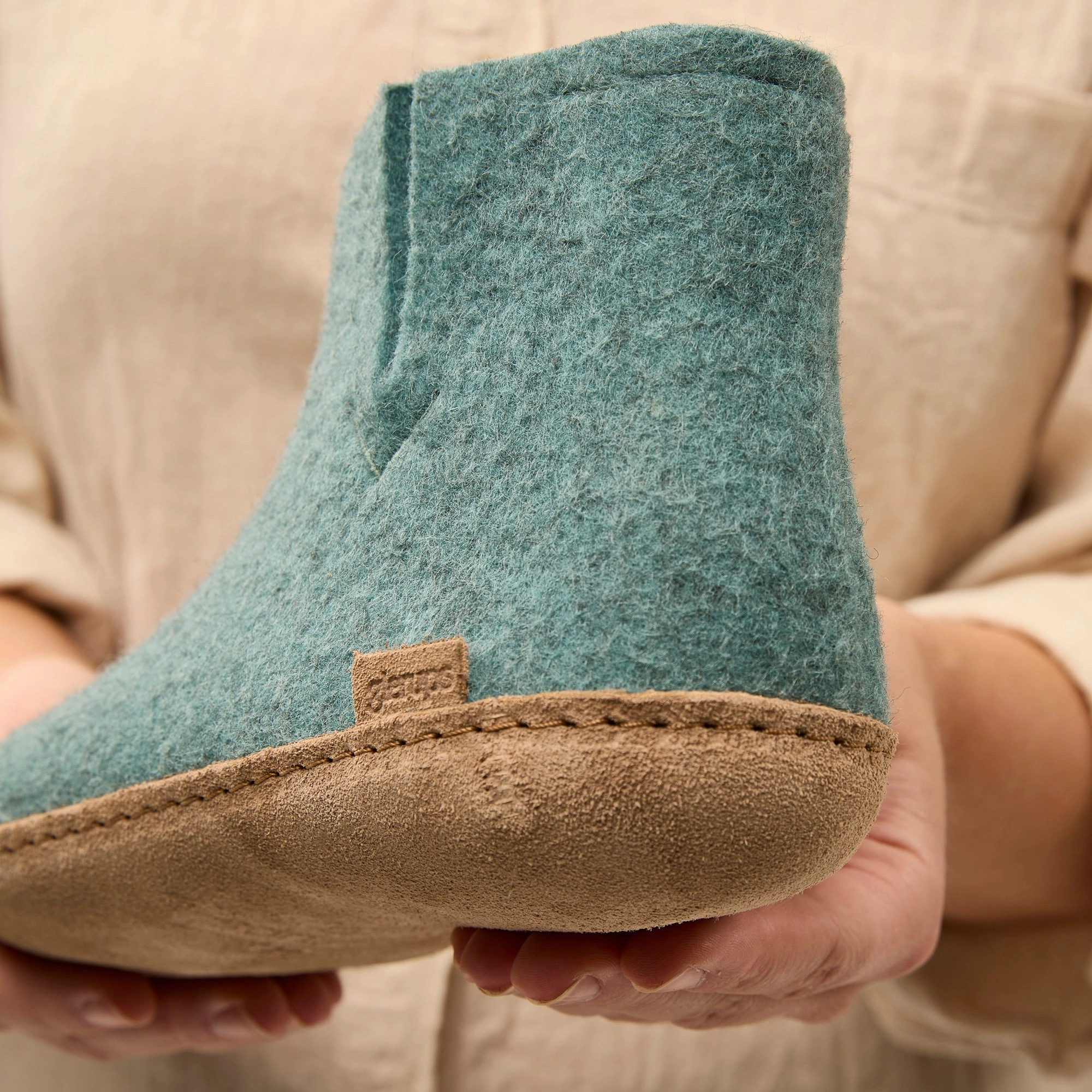 glerups Boot with leather sole Boot with leather sole 11 North Sea