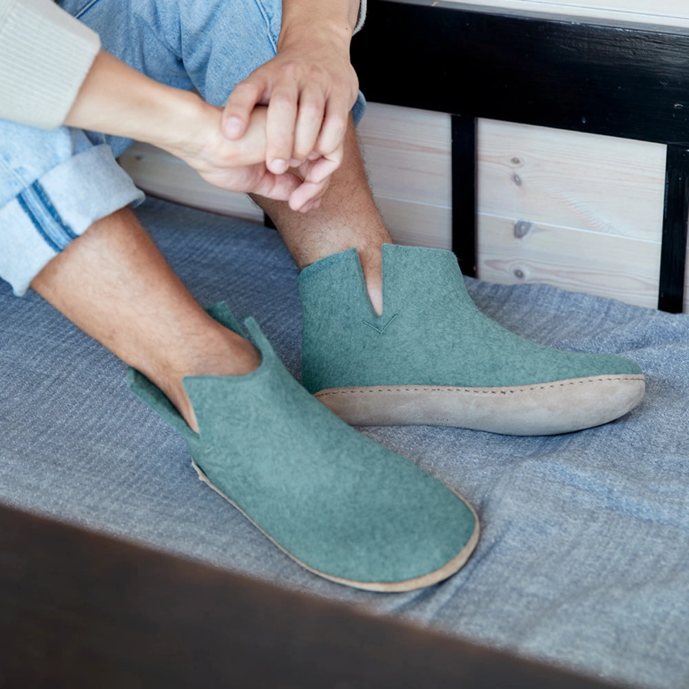 Perfect For Daily Boot with leather sole - North Sea