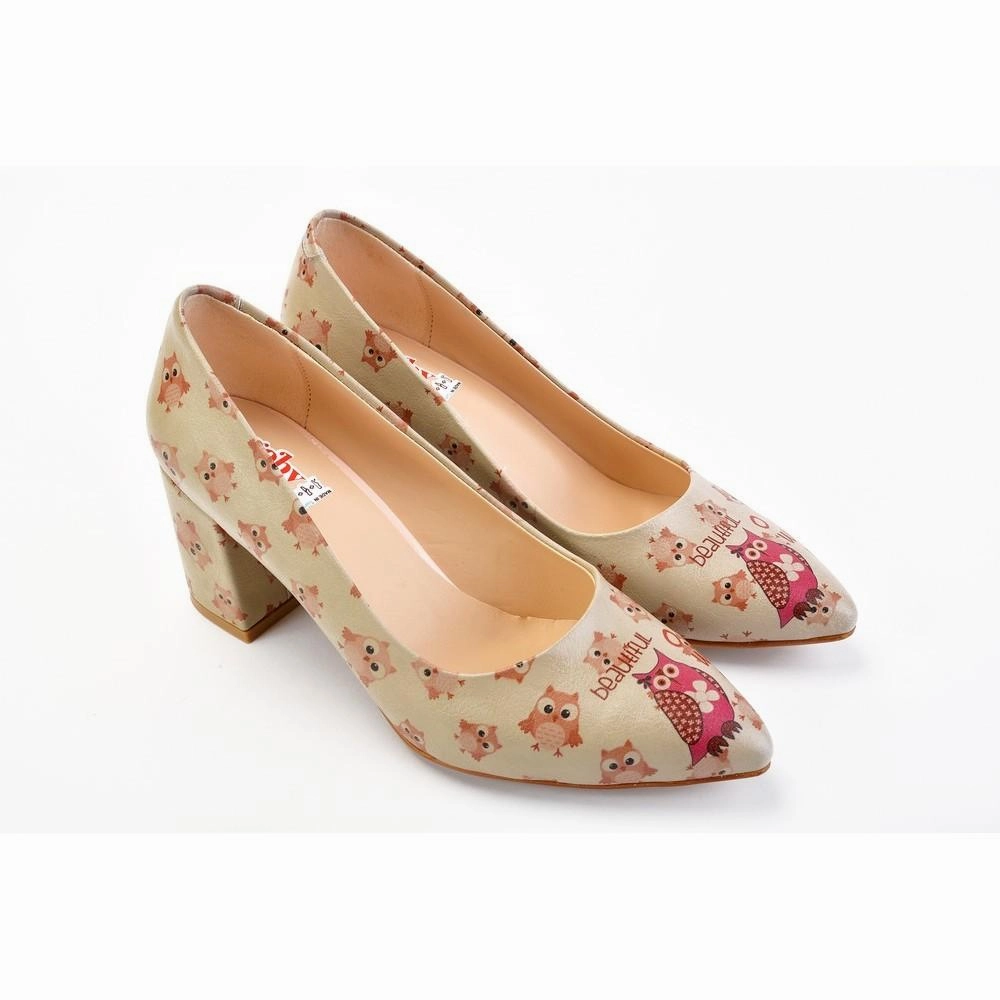 Field Walk Abrasion resistant Career Heel Shoes DB303