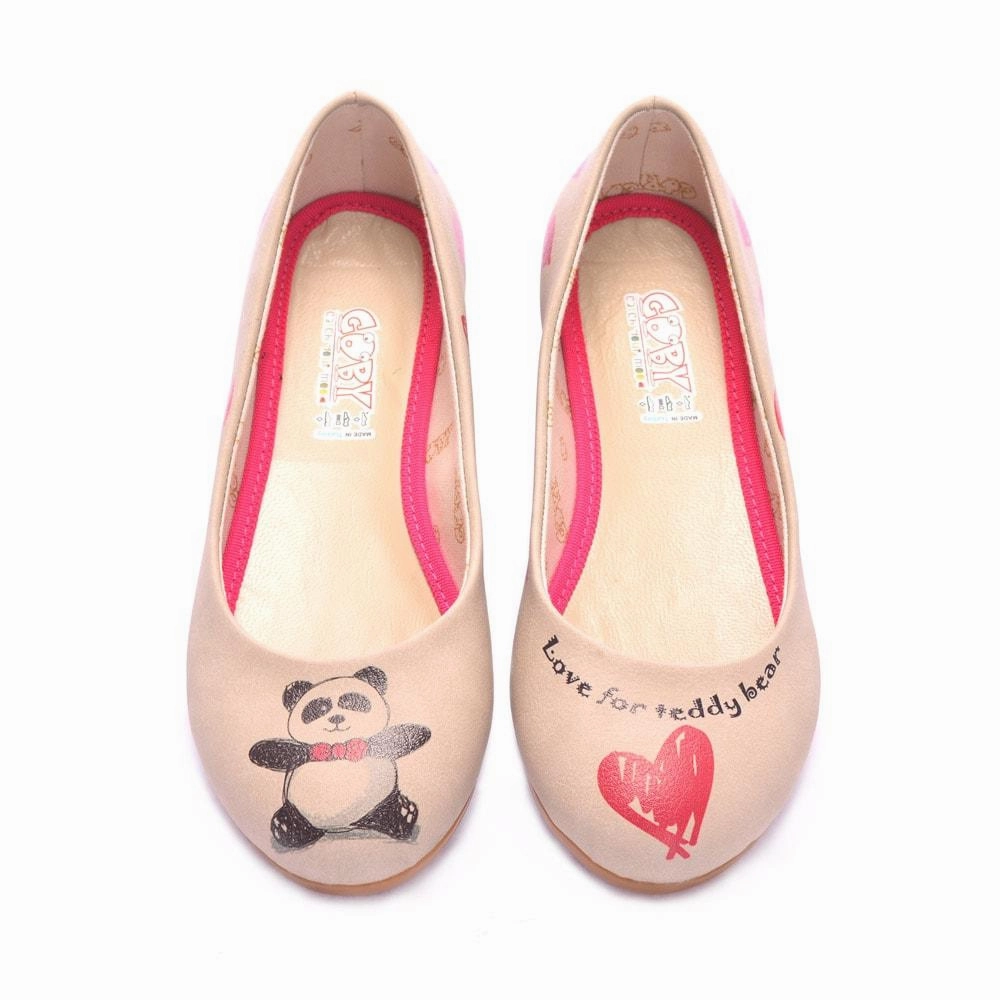 Fashionable Panda Ballerinas Shoes 1070