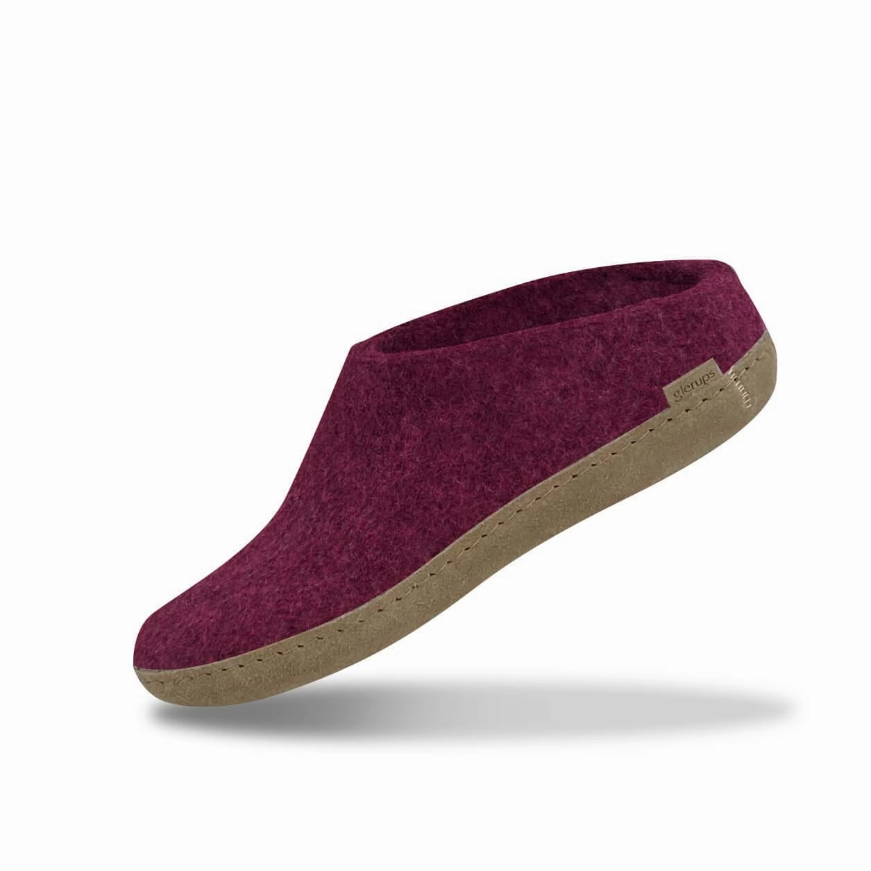 perfect for school Slip-on with leather sole - Cranberry