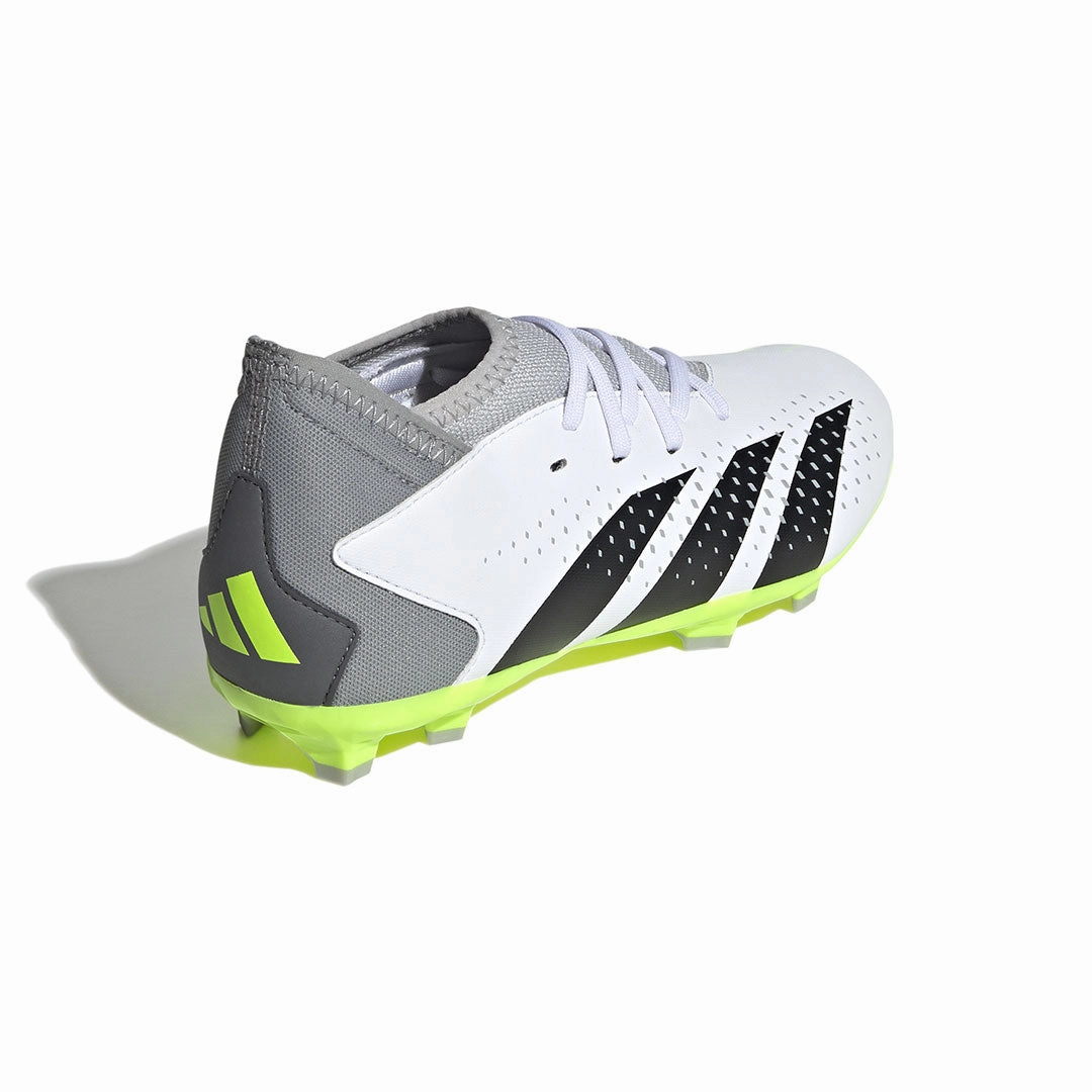 adidas - Kids' (Preschool & Junior) Predator Accuracy.3 Firm Ground Soccer Cleats (IE9504) Rubber Sole Soccer Cleats