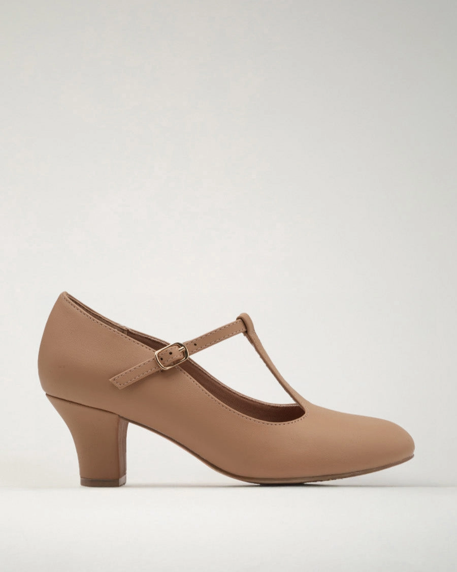 Iridescent High Heel Shoes T-Strap Character Shoes with 2.5" Heel