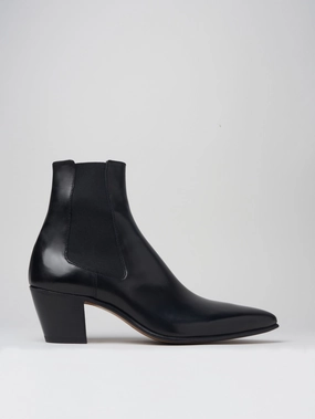 Winter Snow Boots NICO 60MM CHELSEA BOOT IN BLACK CALFSKIN