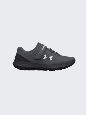 Under Armour Surge 3 Ps-Boys Running Shoes Pitch Grey/White Running Shoes Flyknit