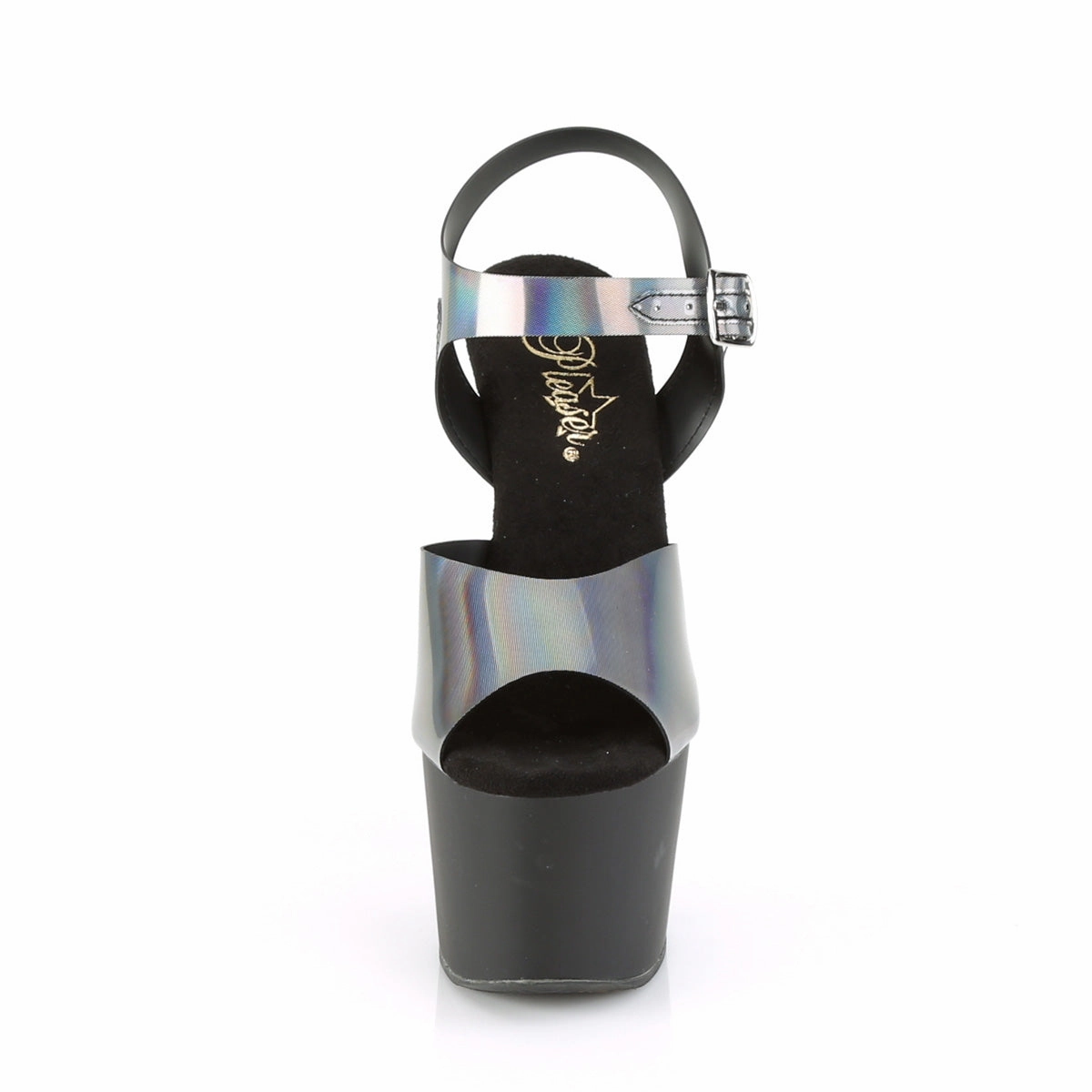 Asics Gel-rocket 8 Volleyball Shoe ADORE-708N-DT Pleaser Pewter Hologram TPU/Black Matte Sexy Platform Shoes (Pole Dancing Heels)