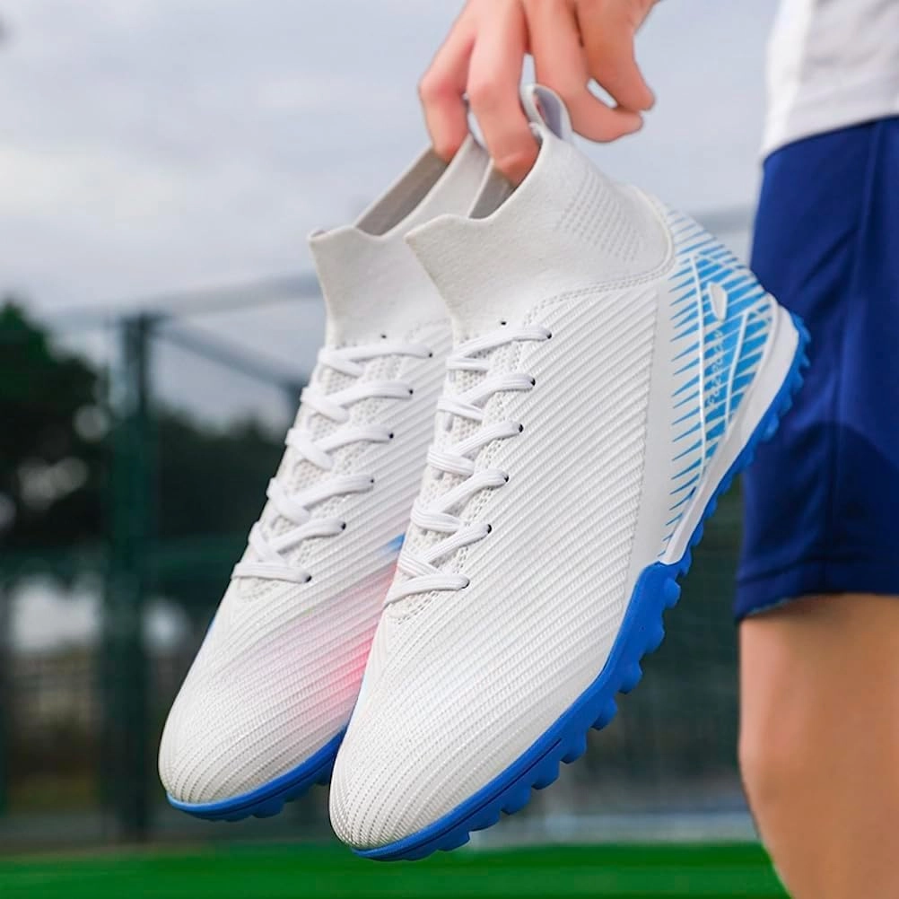 Unisex Football Shoes for Men and Kids - Professional Outdoor Soccer Cleats Wedge Cleats Soccer