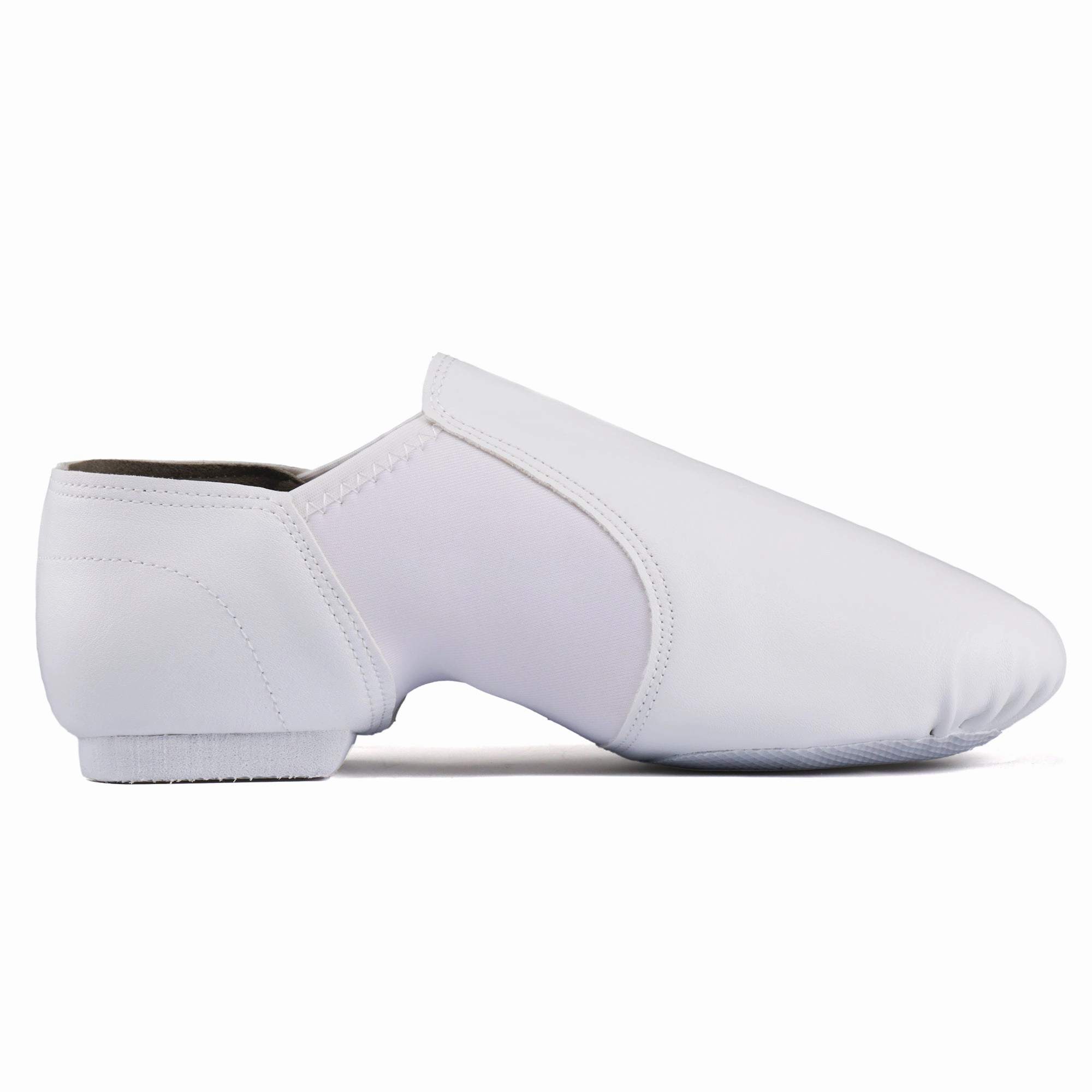 Unisex White PU Leather Upper Slip-on Jazz Shoe for Women and Men's Dance Shoes Asics Running Shoes Size 9