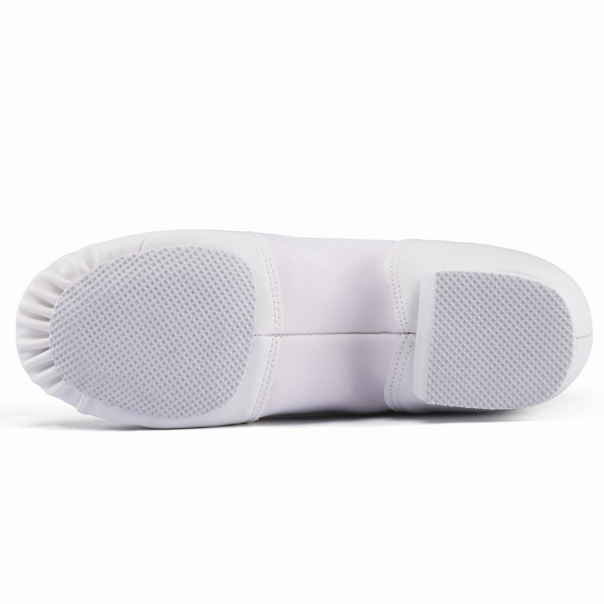 Unisex White PU Leather Upper Slip-on Jazz Shoe for Women and Men's Dance Shoes Asics Crossfit Shoes