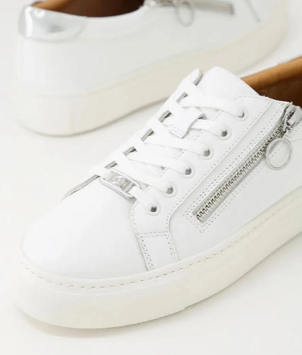 Ziera Pamela ~ Almond ~ White/Silver ~ Tan ~ Navy ~ Black ~ Leather XF ZR Leap Run