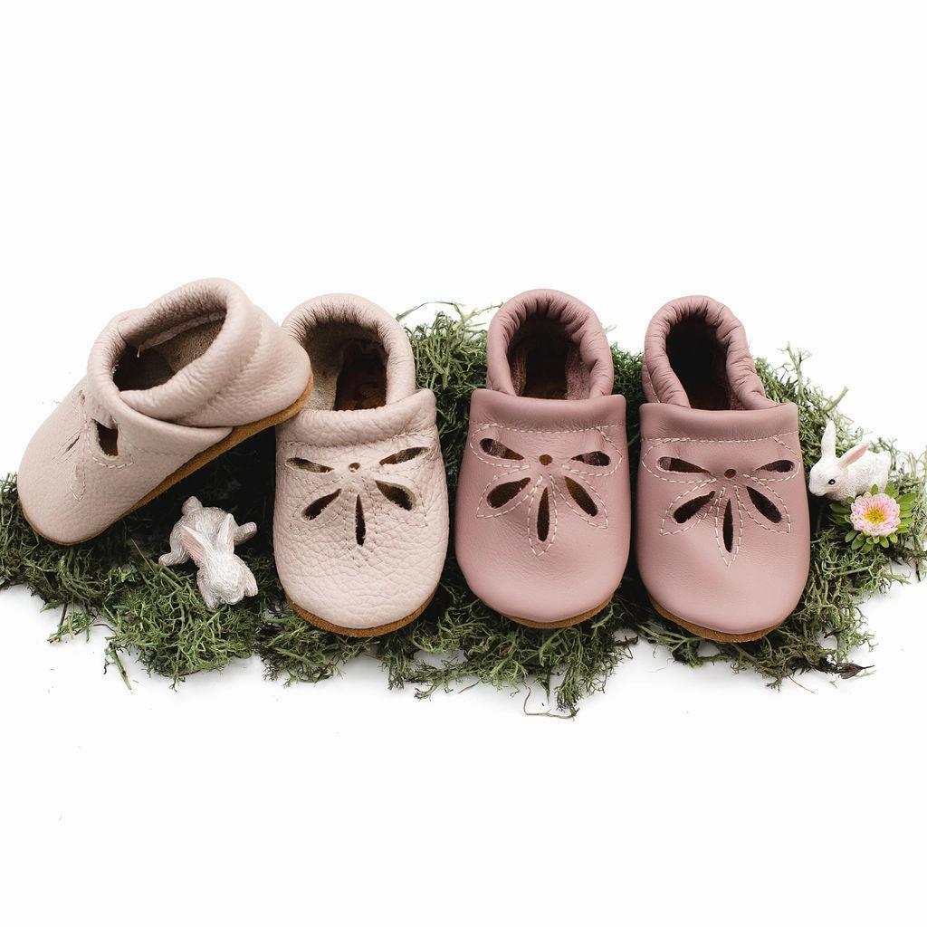 American Flag High Heels Oyster & Dusty Rose DAISY SANDALS Shoes Baby and Toddler