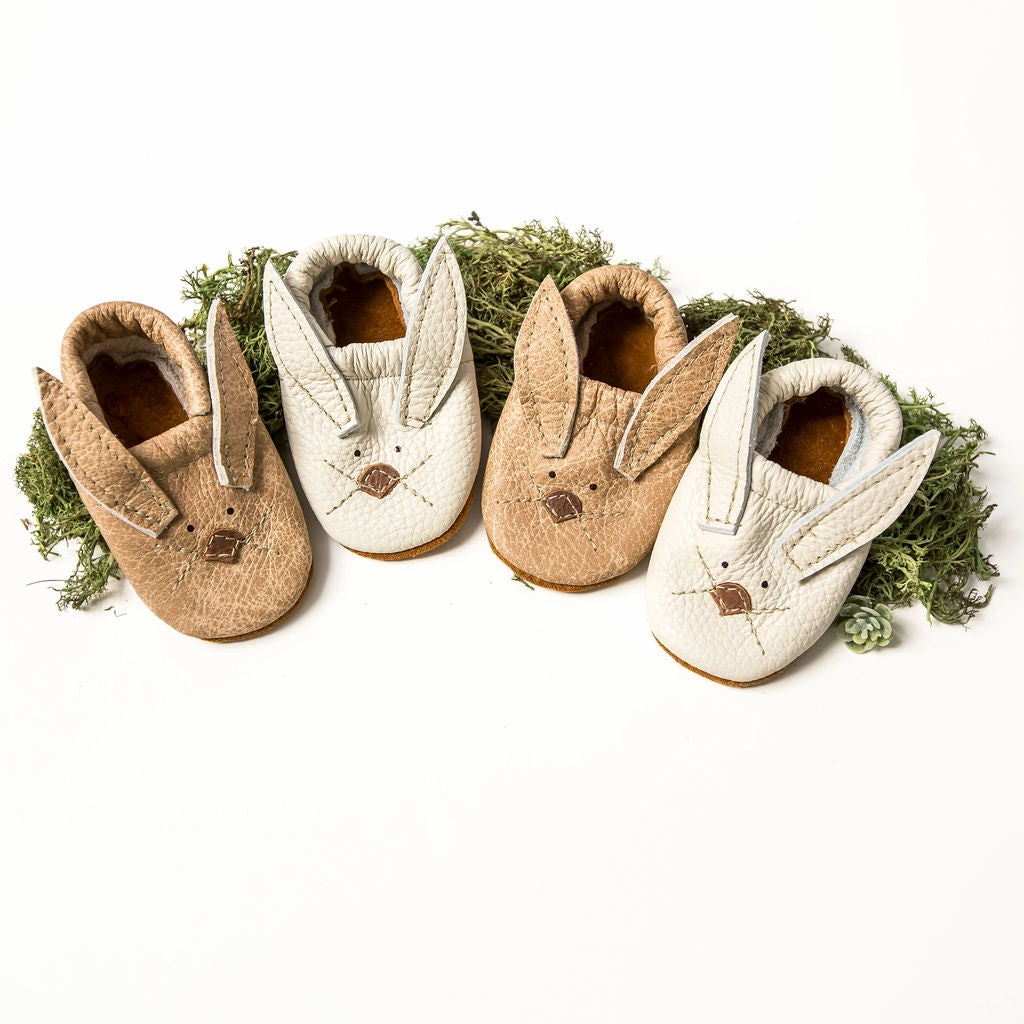 High Heel Jordans Latte & Milk Bunnies // Cute Critters Leather Shoes Baby and Toddler Bunny