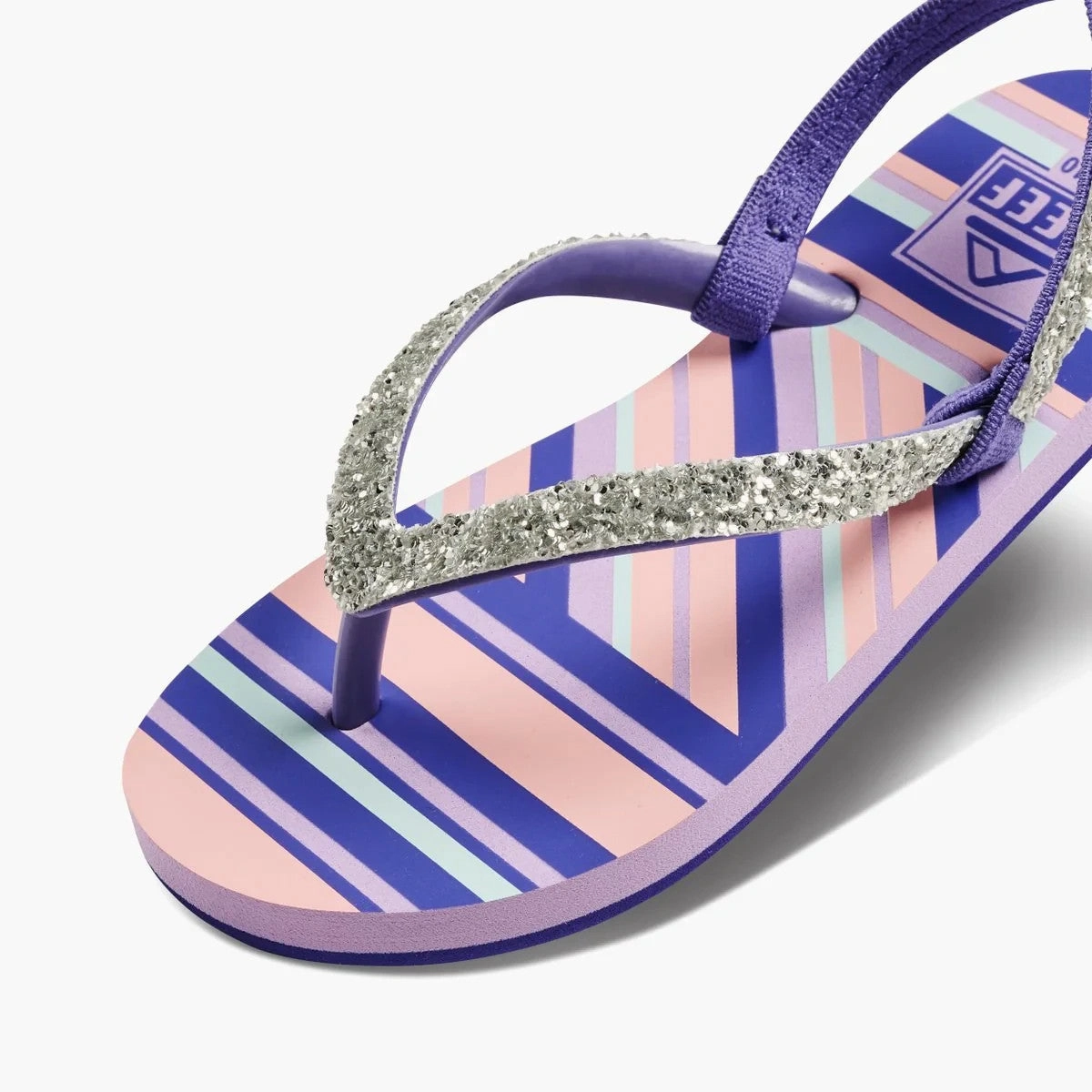 Reef Little Stargazer CI6754 Sandals Kids Multi Glitter Flip Flop JOBB722 Comfy Sandals
