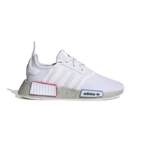 Vine Step ADIDAS GY4279 NMD_R1 JR'S (Medium) White/White/Grey Mesh Running Shoes