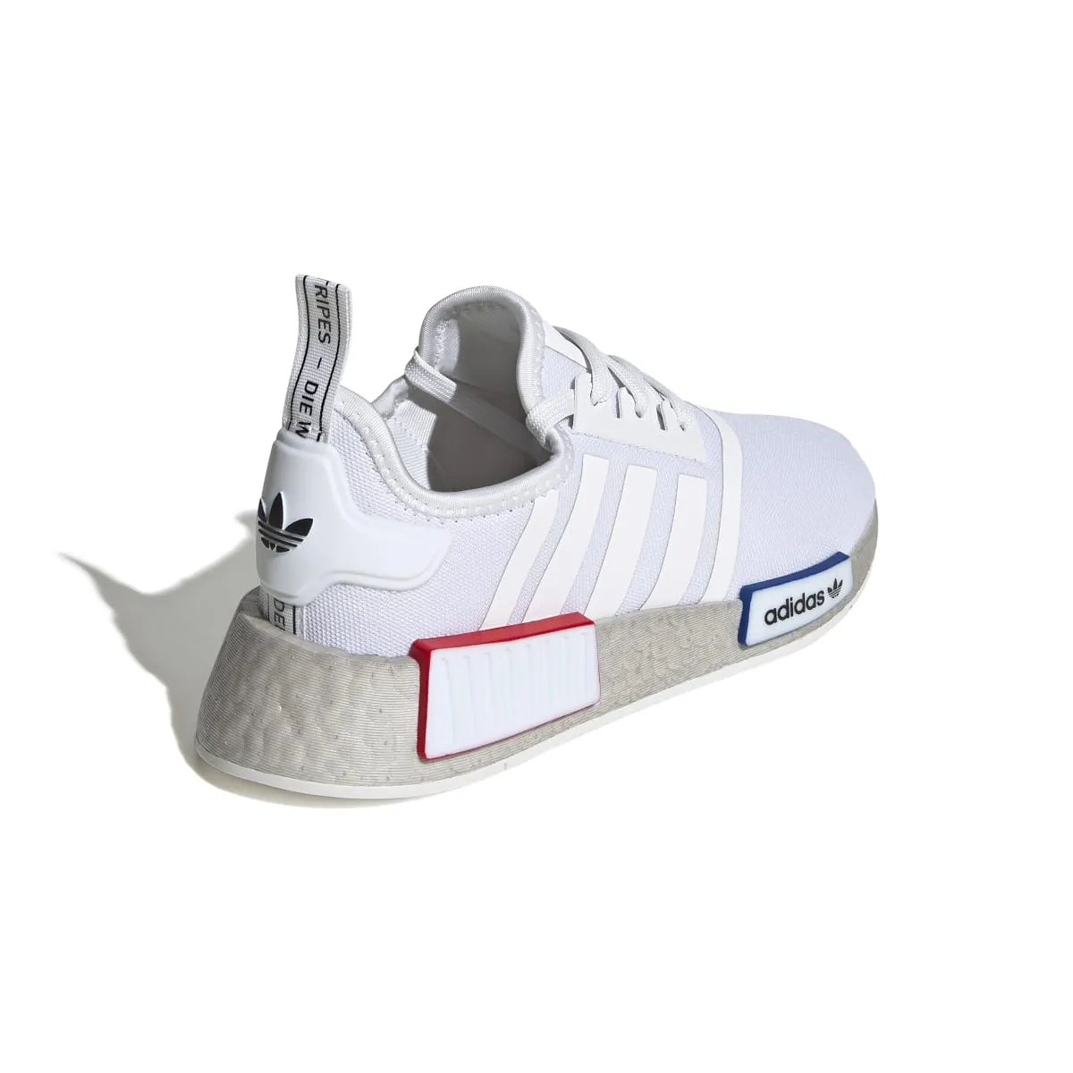 Adjustable Fit Office Style ADIDAS GY4279 NMD_R1 JR'S (Medium) White/White/Grey Mesh Running Shoes