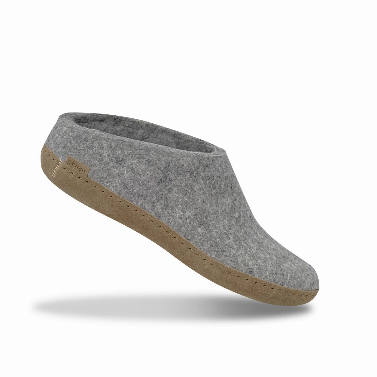 glerups Slip-on with leather sole Slip-on with leather sole Grey