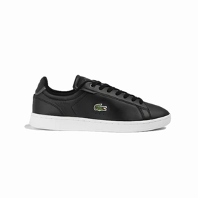 Street Edge Beach Path LACOSTE 7-45SMA0110312 CARNABY PRO BL2 MN'S (Medium) Black/White Leather & Synthetic Lifestyle Shoes