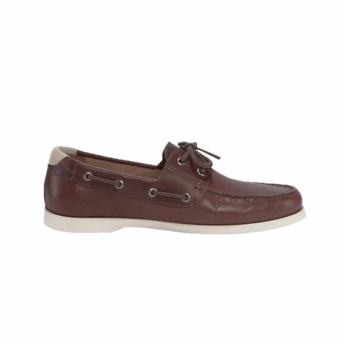 Home Wear LACOSTE 7-45CMA00072C3 CASPIAN 123 MN'S (Medium) Brown/Off White Leather Lifestyle Shoes