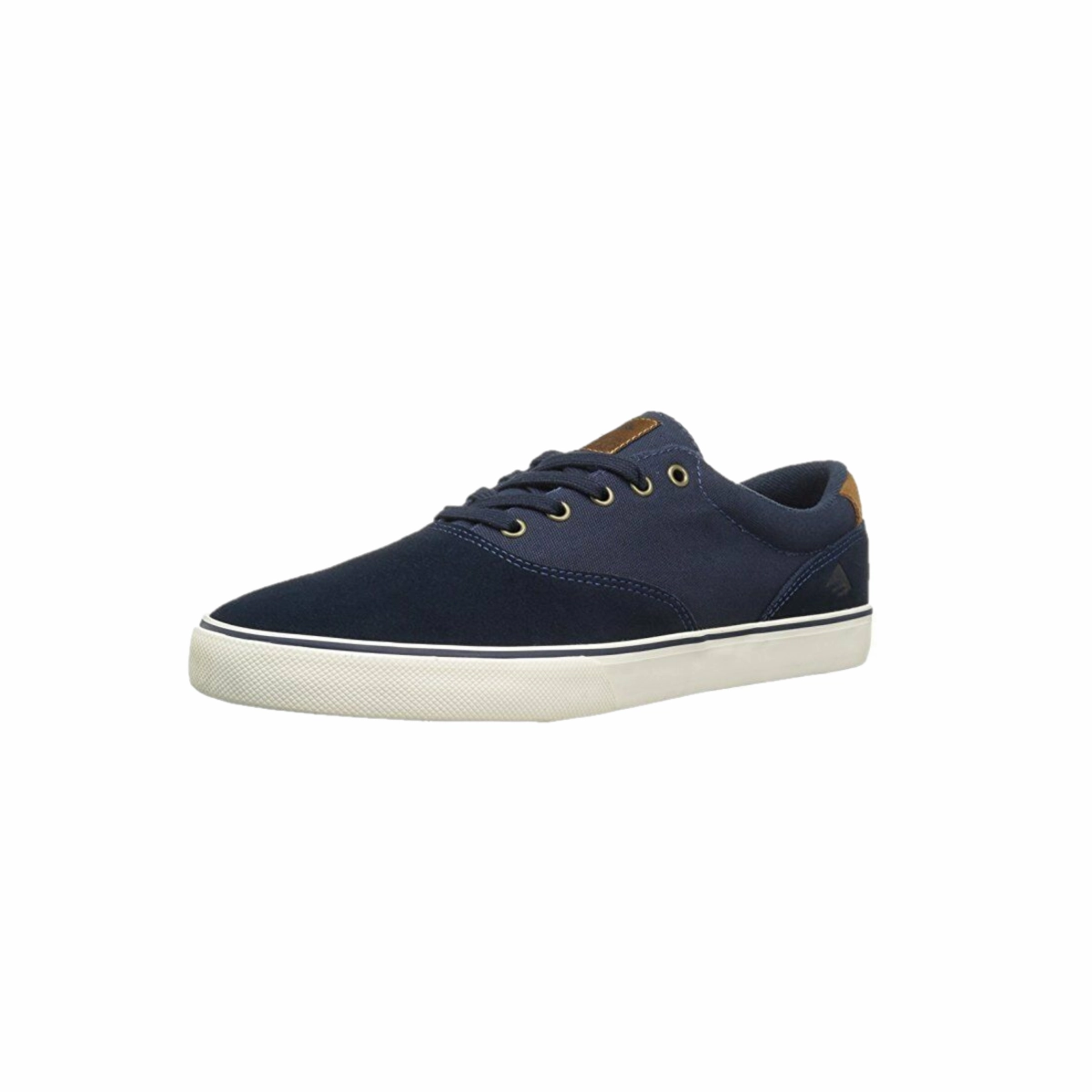 EMERICA 6102000110 480 PROVOST SLIM VULC MN'S (Medium) Navy/Brown/White Suede Skate Shoes Performance Ride