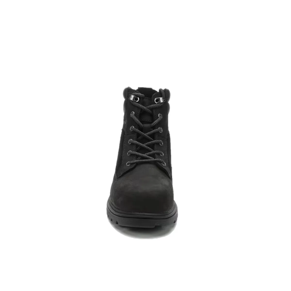 WOLVERINE W201291-EW BULLDOZER 2.0 6'' ST MN'S (Extra Wide) Black Leather Work Boots Strong Laces