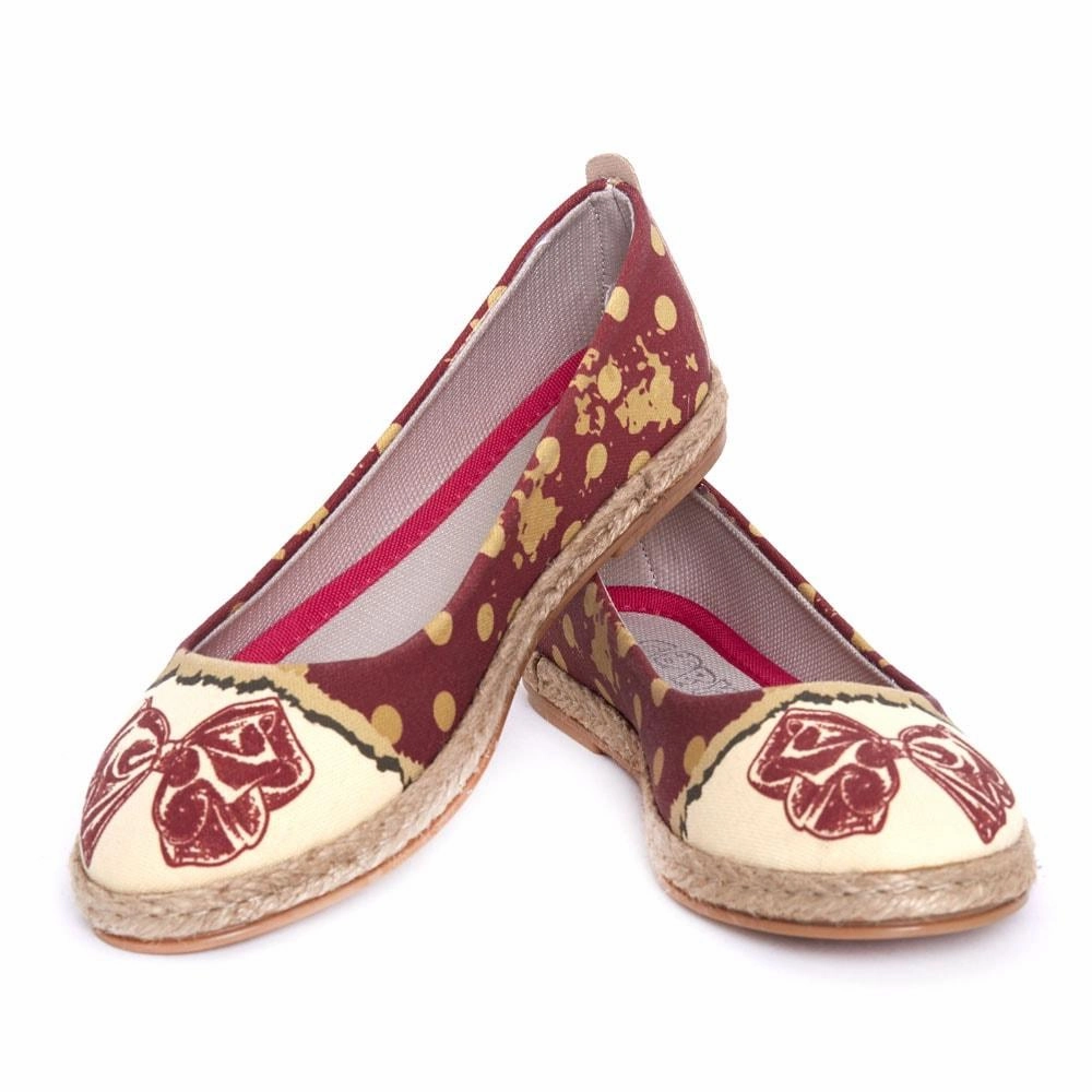 Flexible Bow Tie Ballerinas Shoes FBR1189