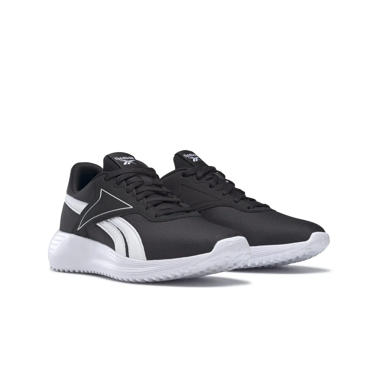 REEBOK GY0156 LITE 3.0 WMN'S (Medium) Black/White/Black Textile Running Shoes All-Weather Performance Iconic wear
