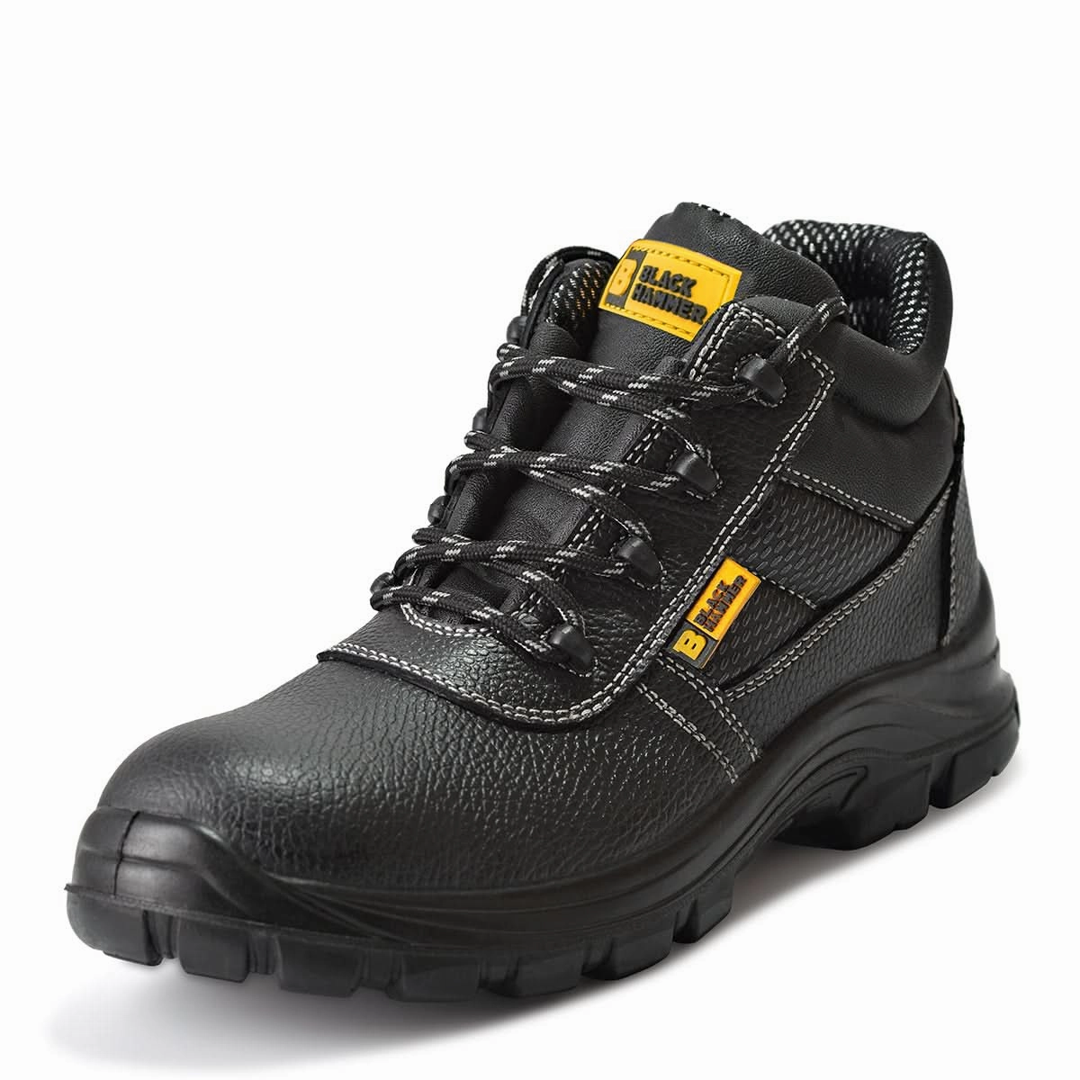 Best Work Boots Soft Toe Mens Safety Waterproof Boots | Leather Steel Toe Cap | Working Ankle Lightweight S3 SRC 1007