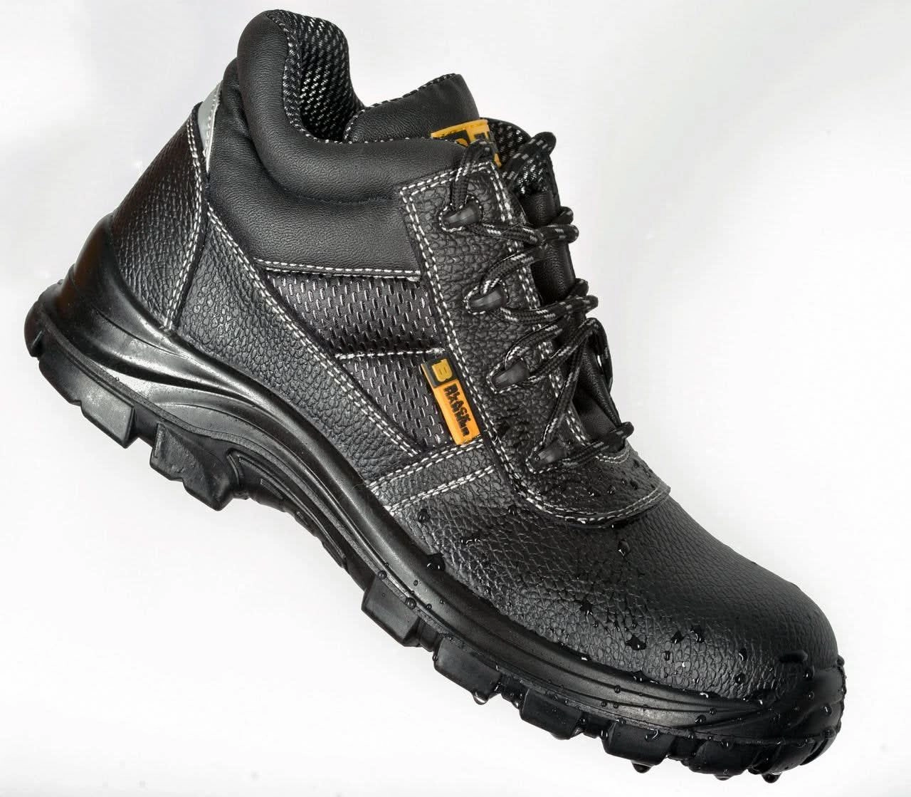 Mens Safety Waterproof Boots | Leather Steel Toe Cap | Working Ankle Lightweight S3 SRC 1007 Under Armor Work Boots