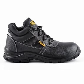 Mens Safety Waterproof Boots | Leather Steel Toe Cap | Working Ankle Lightweight S3 SRC 1007 Eeee Wide Work Boots