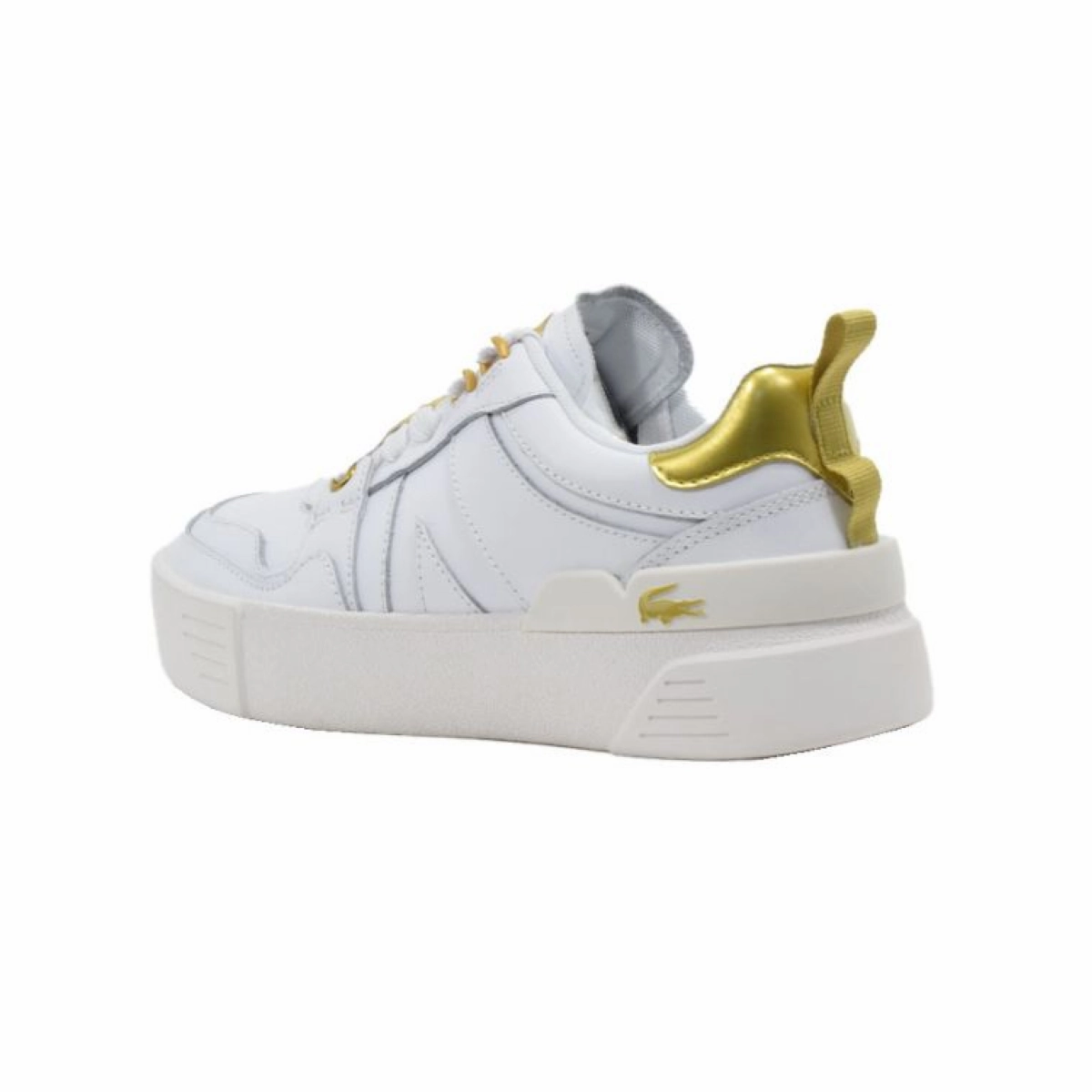 Creek Hike LACOSTE 7-45CFA0032216 L002 123 WMN'S (Medium) White/Gold Leather & Synthetic Lifestyle Shoes