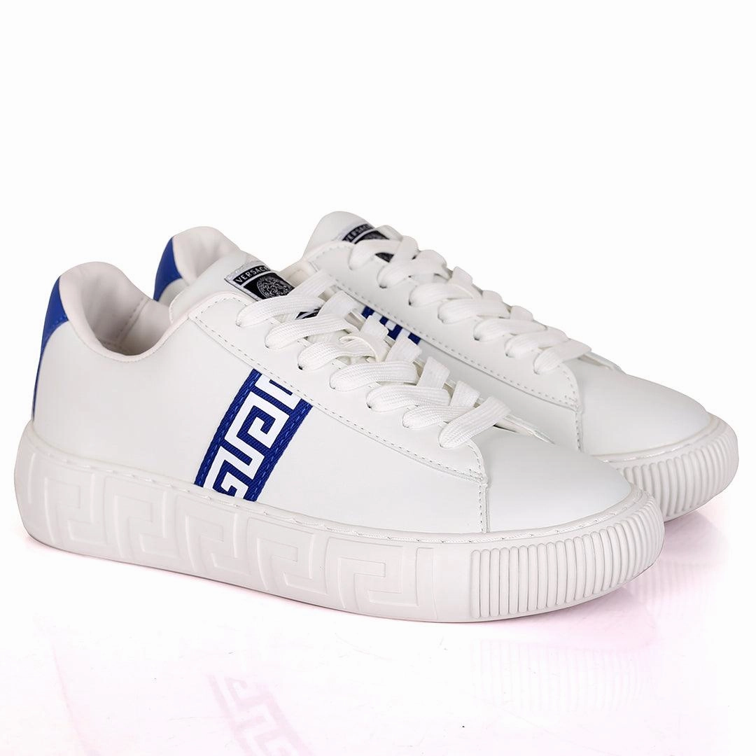Asics Gum Shoes Vers Crested Belt Logo Designed White Sole Lace Up Sneakers