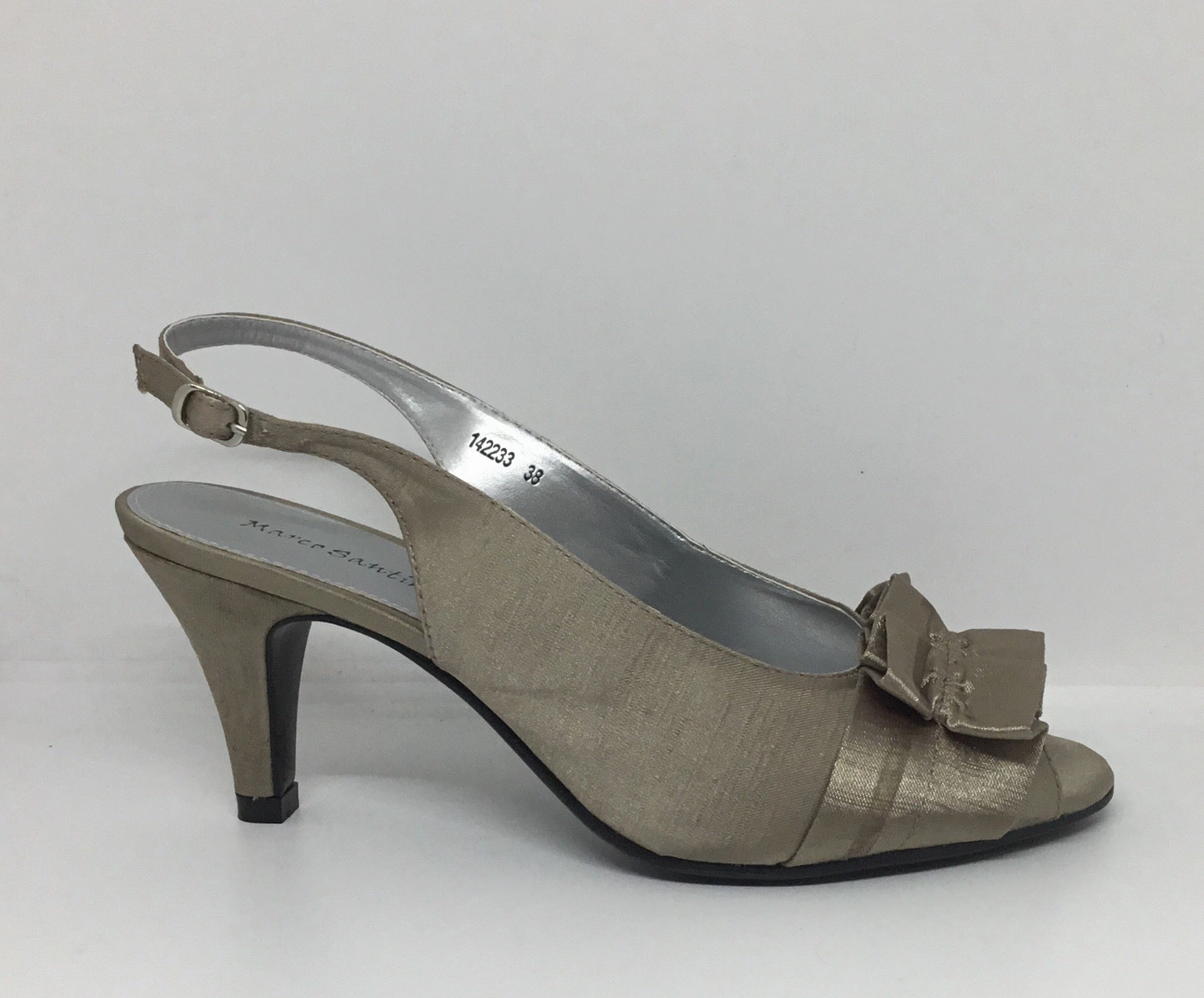 Open Toe Design Marco Santini Crispelle Taupe