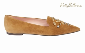 Flat Shoes Open Back PB ORNAMENT