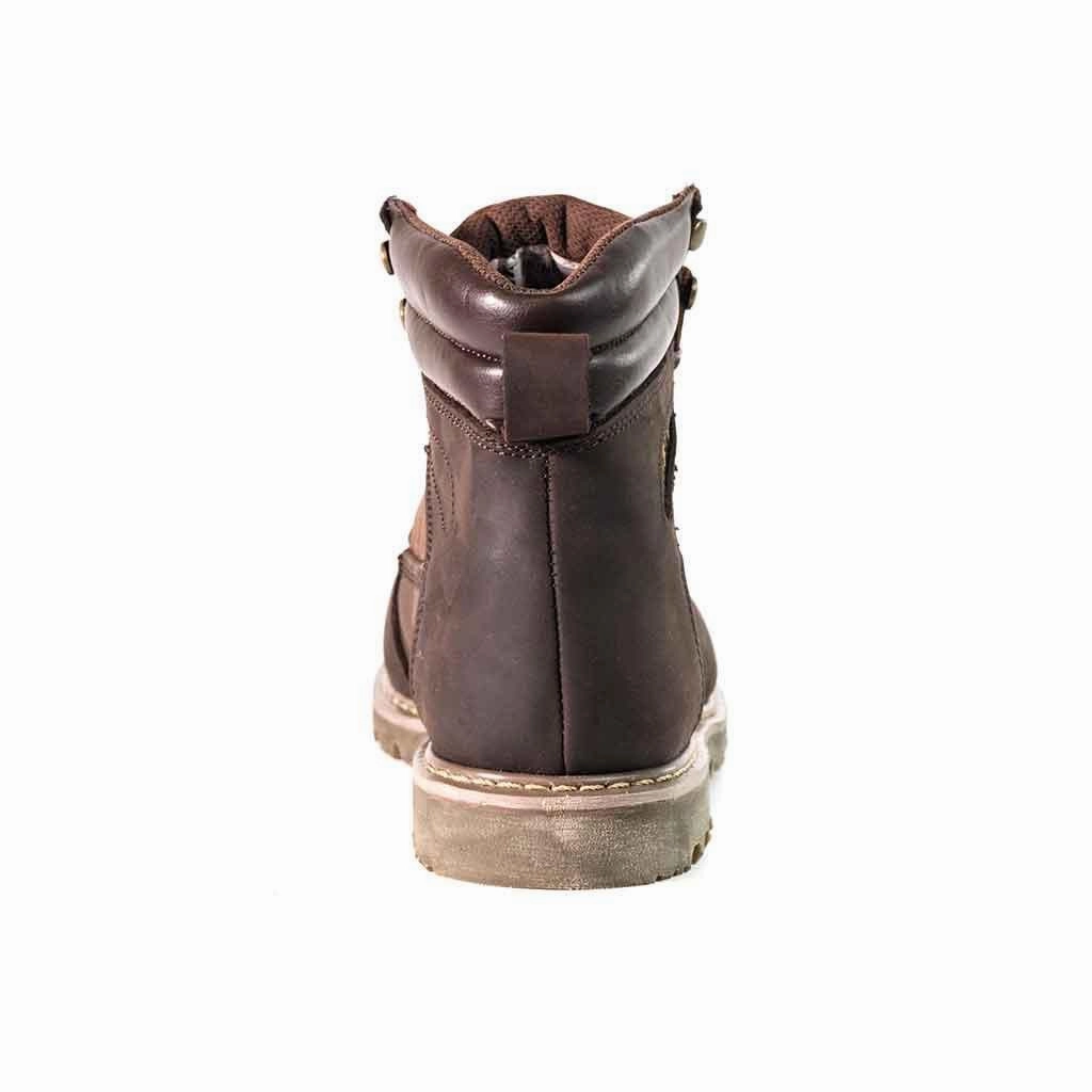 Men's 6" Steel Toe Boots - Genuine Leather | U001 Heritage Work Boots