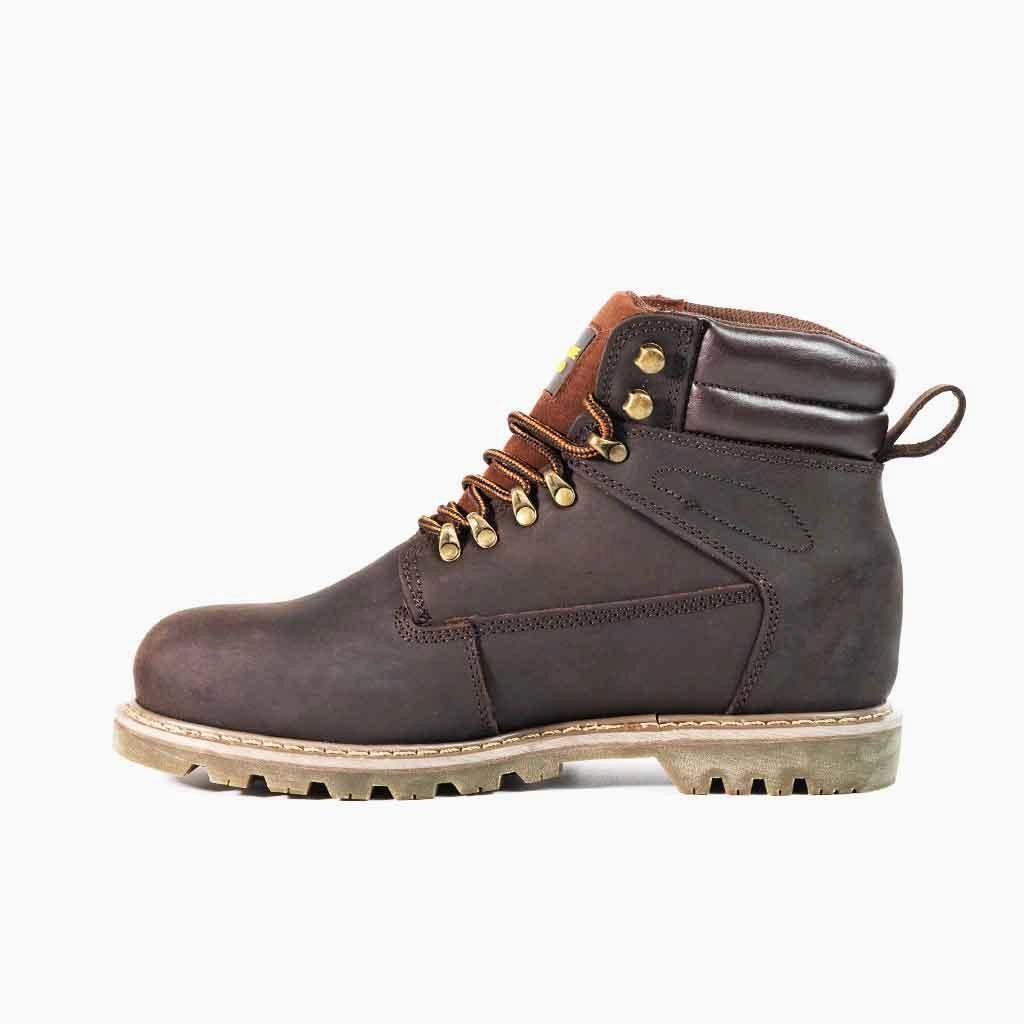 Men's 6" Steel Toe Boots - Genuine Leather | U001 Farm And Fleet Work