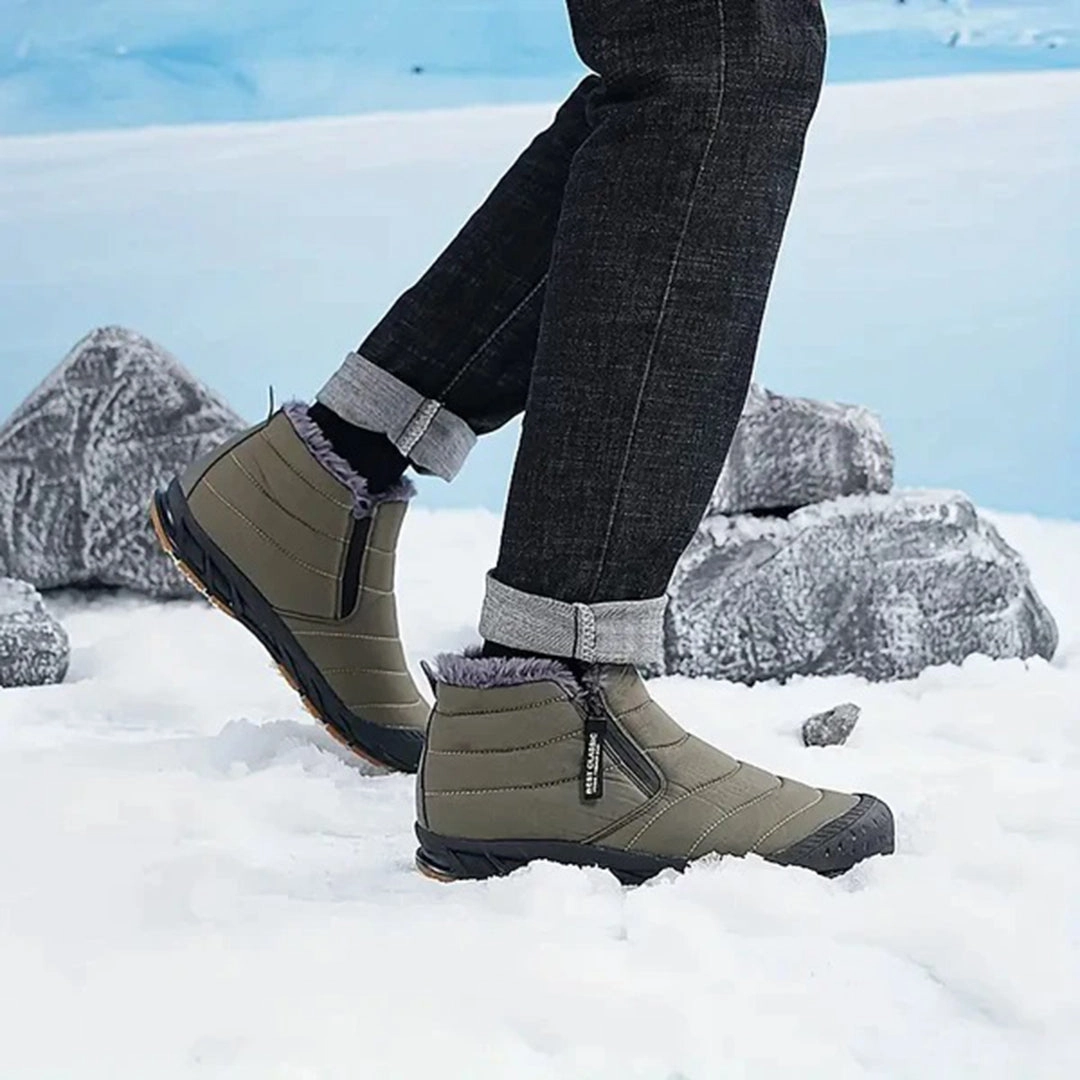 Italian Boots Leather ASTER - Warme winterlaarzen voor mannen