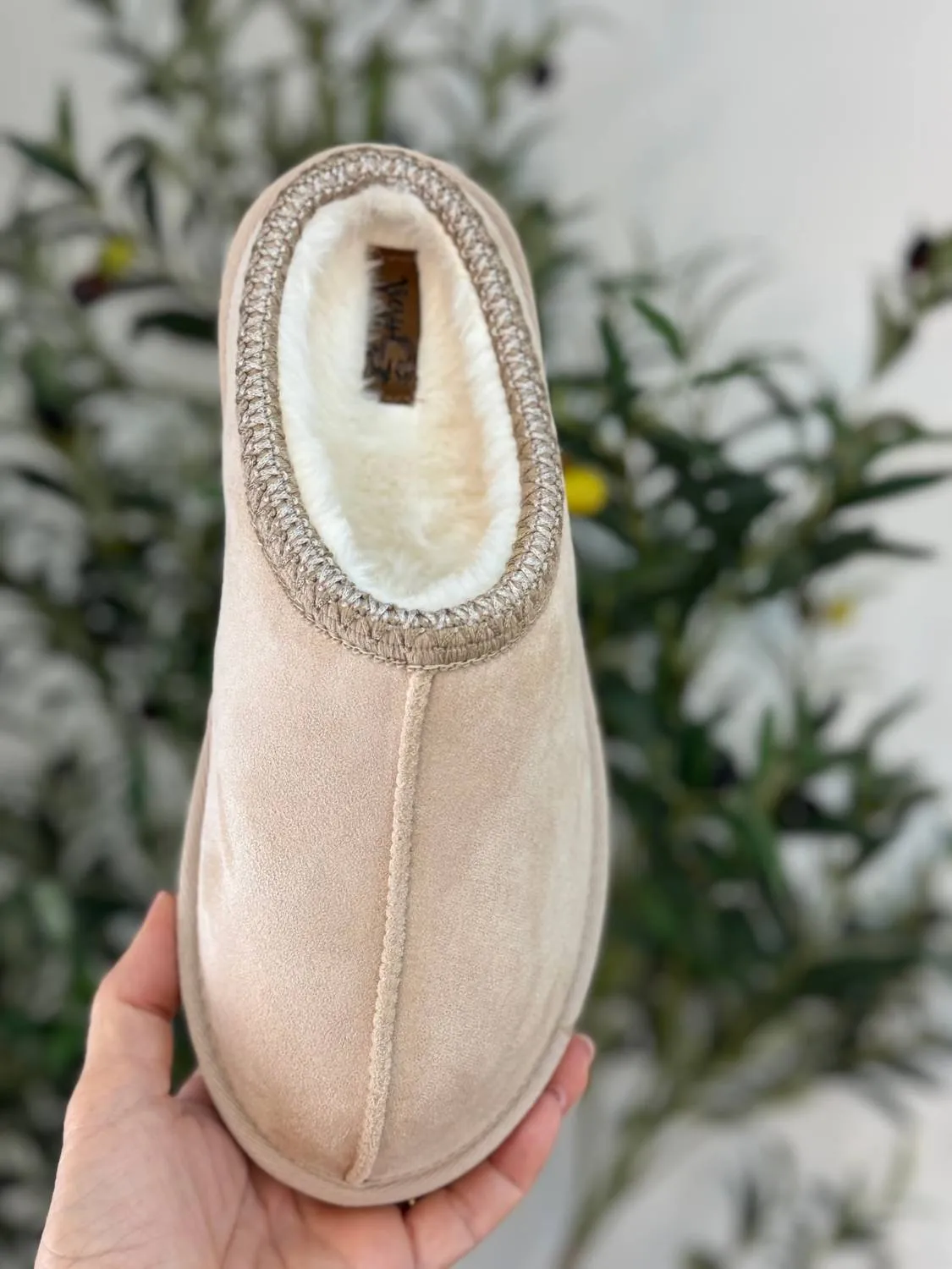 Very G - Women's Sparks Slip Shoe Cozy Slippers Nut Logo