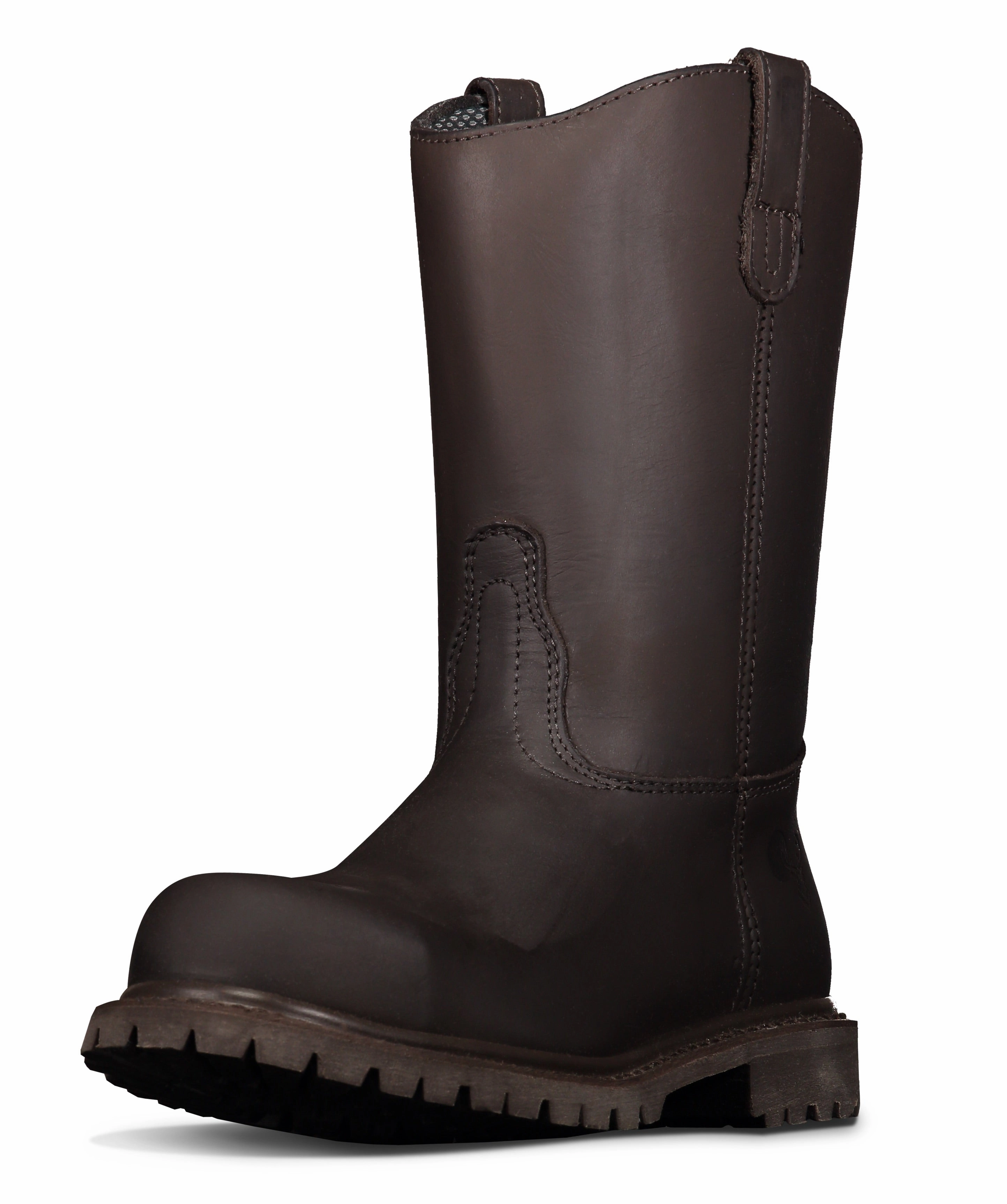 10" Wellington Steel Toe Work Boots for Men and Electrical Hazard and Oil and Slip Resistant Mining Work Boots