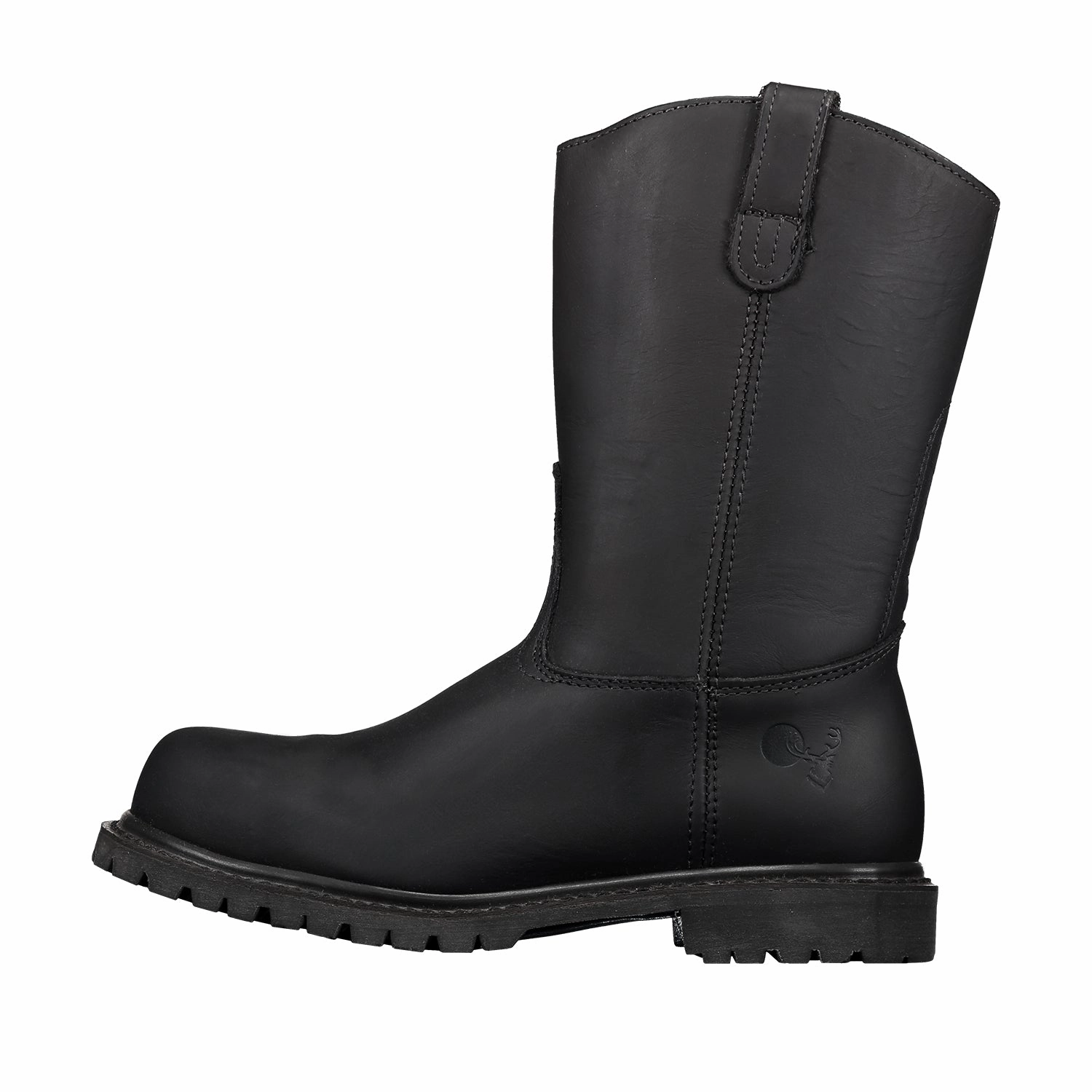 Best Work Boots Soft Toe 10" Wellington Steel Toe Work Boots for Men and Electrical Hazard and Oil and Slip Resistant