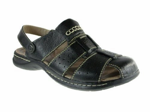 Barbados Restaurants Men's P-701 Leather Convertible Fisherman Sandals
