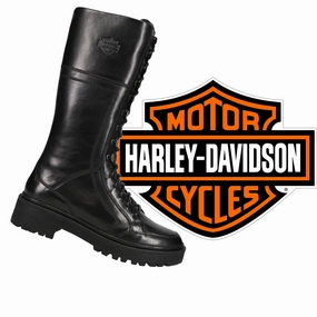 HARLEY DAVIDSON Women's Dalwood 12" Lace Up Riding Boots D84744 Anatomic Boots