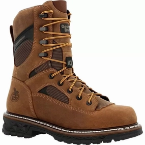 Georgia Boot LTX Logger Waterproof Composite Toe Work Boot GB00669 Steel Toe Waterproof Insulated Work Boots