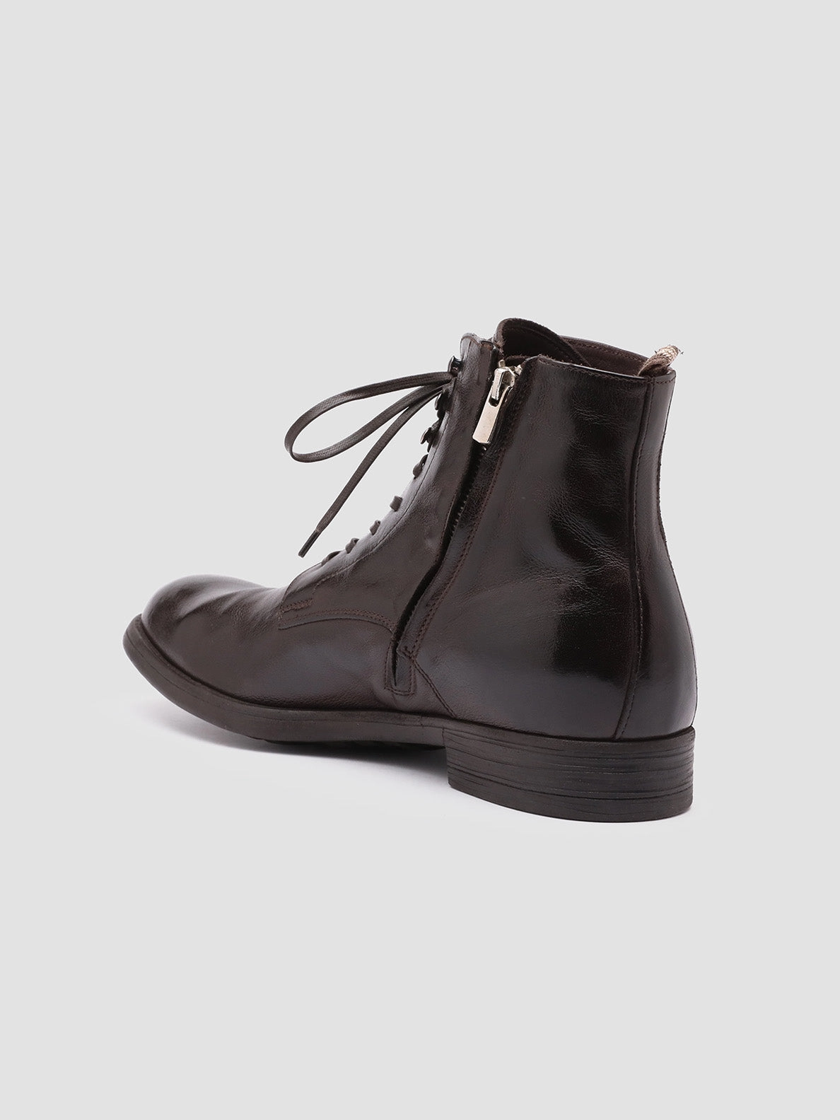 CHRONICLE 004 - Brown Leather Ankle Boots Kneehigh Boots