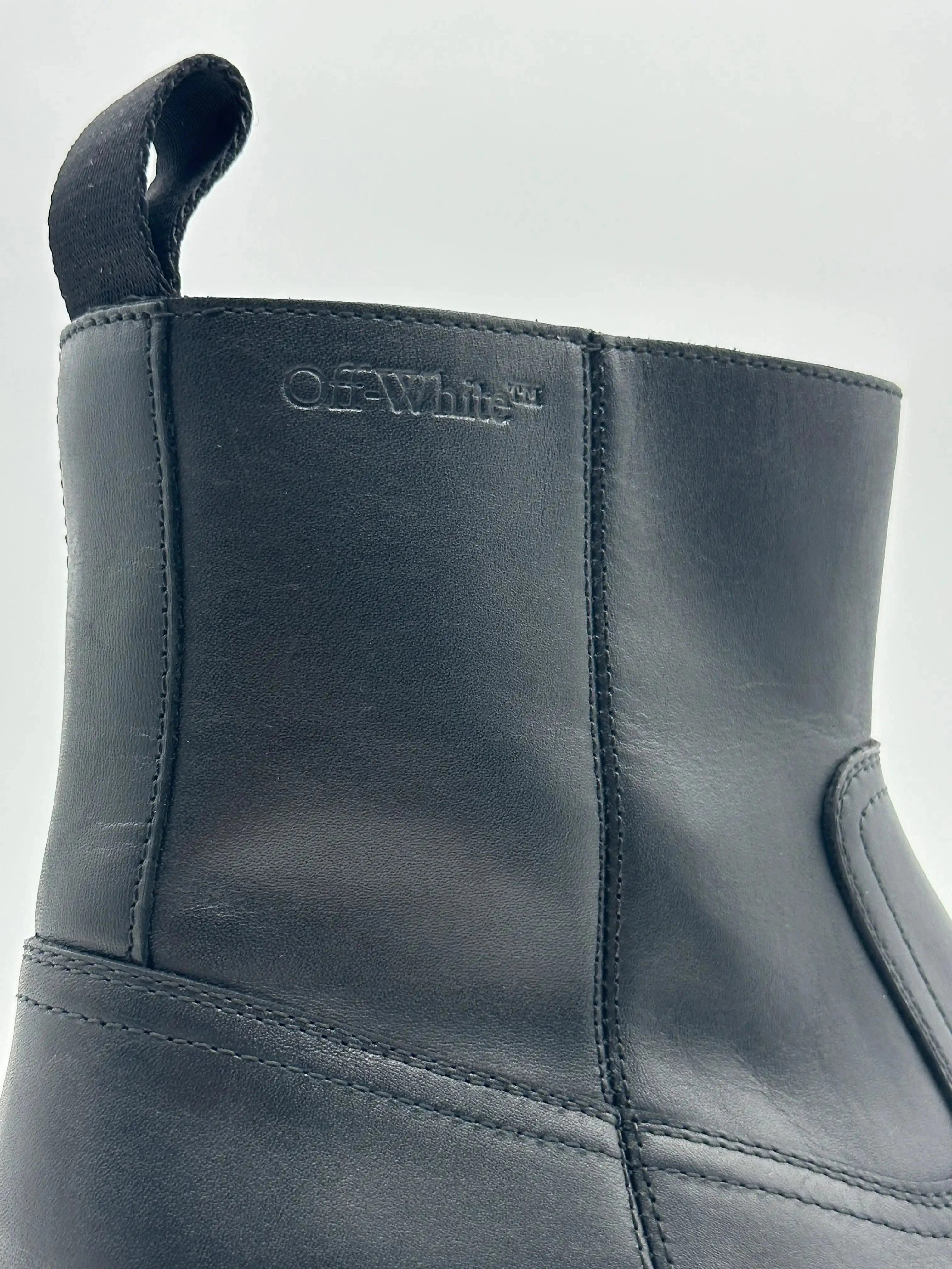 Ostrich Western Boots Tractor Motor Ankle Boots