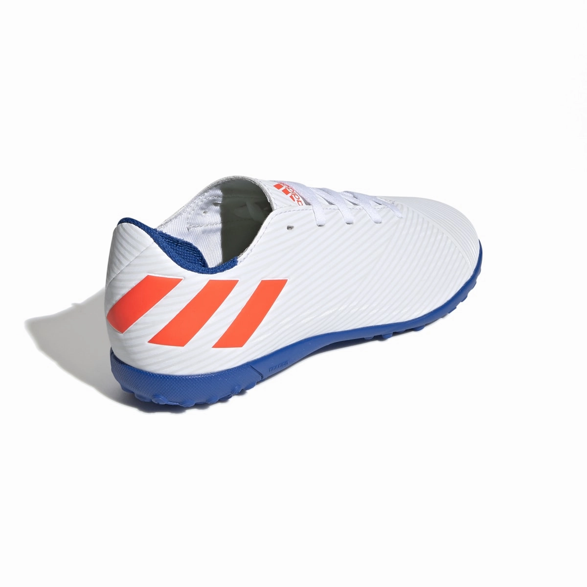 Classic Chic ADIDAS F99929 NEMEZIZ MESSI 19.4 TF KID'S (Medium) White/Red/Blue Synthetic Soccer Shoes