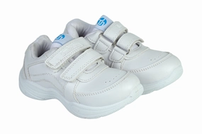 White Velcro School Shoes for Kids 57006 Costco Boots