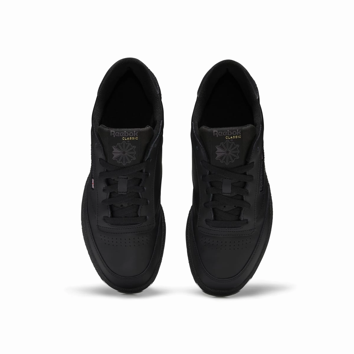 Active Move REEBOK 100000153 (AR0454) CLUB C 85 MN'S (Medium) Black/Charcoal Leather Lifestyle Shoes