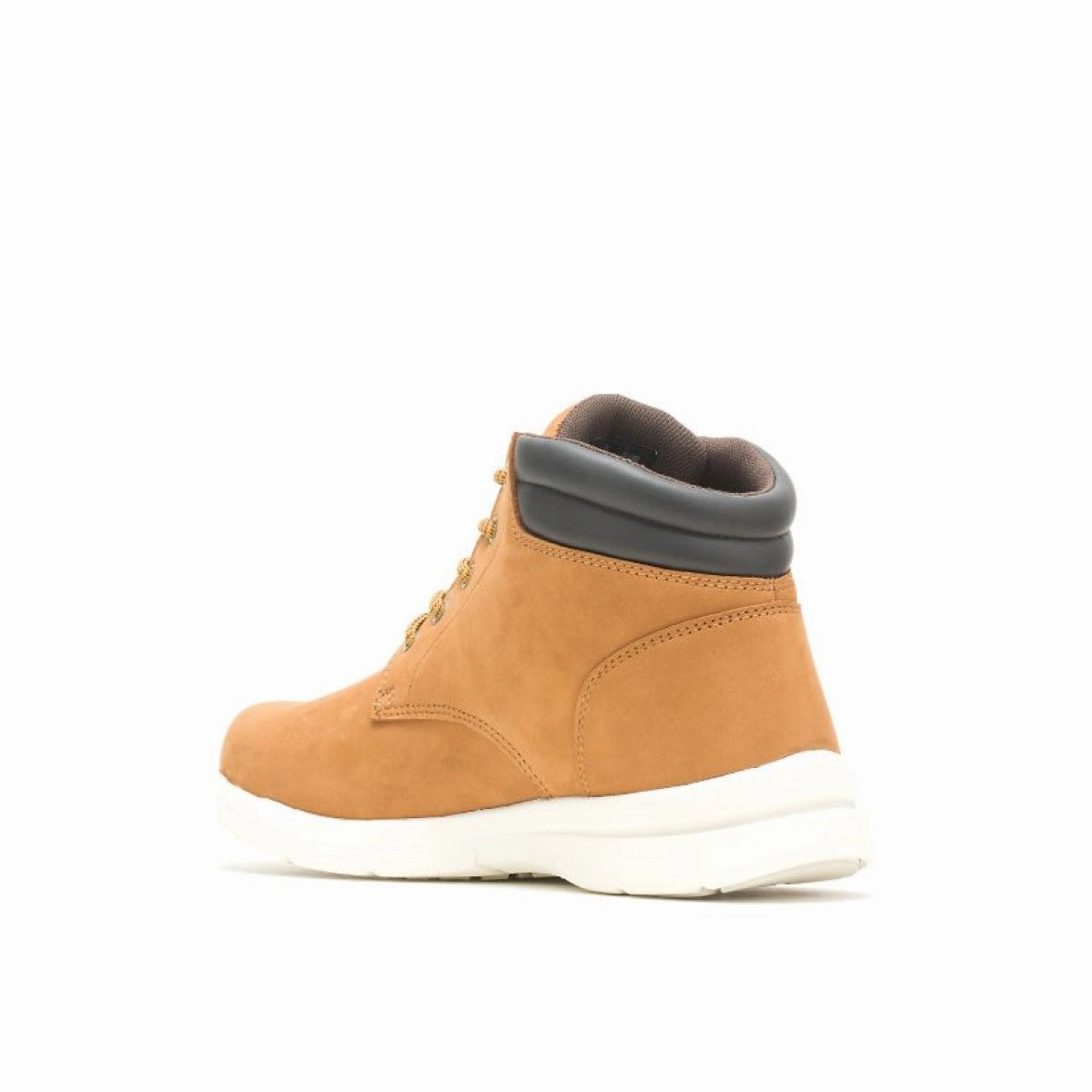 WOLVERINE W880266-EW KARLIN CHUKKA MN'S (Extra Wide) Wheat Leather Work Boots Outdoor Use heel support shoes